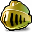 Gold Burgernet Helm icon